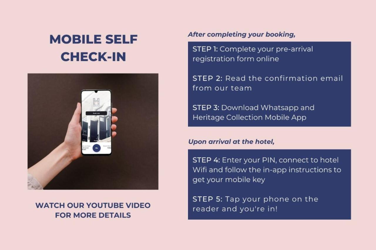 Heritage Collection On Seah - Mobile App Check-In Singapore Esterno foto